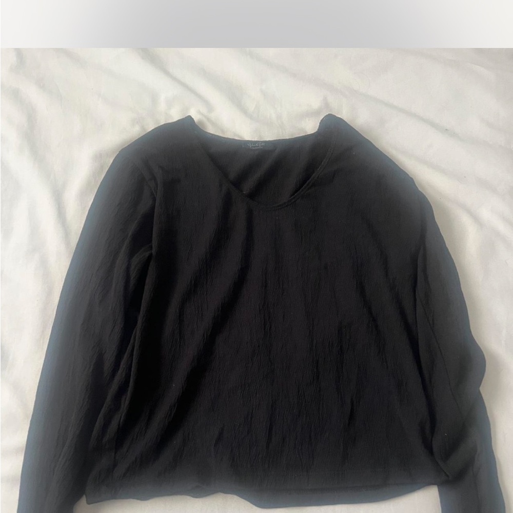 Brandy Melville Black Long Sleeve Top